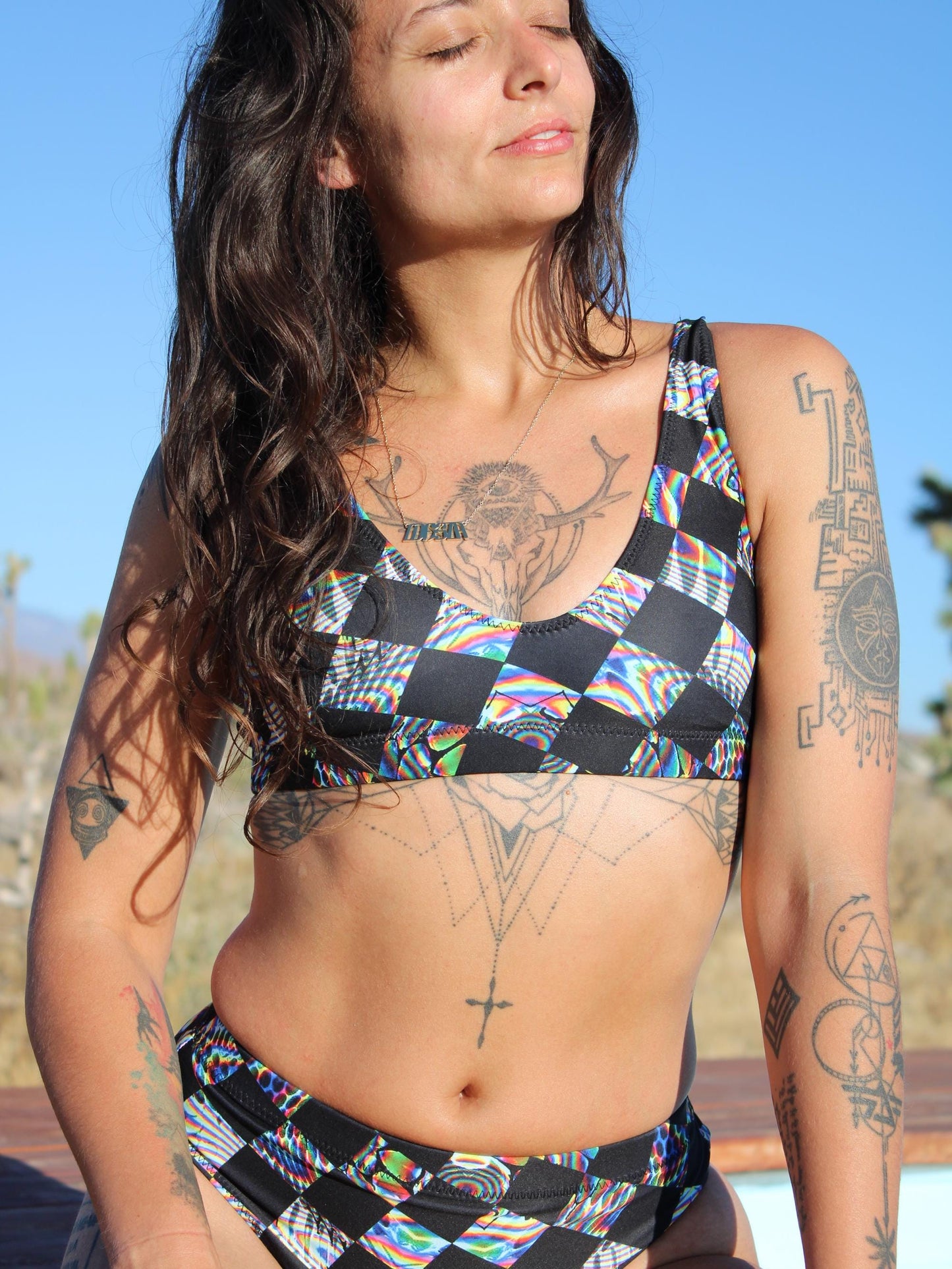 Trippy Checkmate • Sultry Top