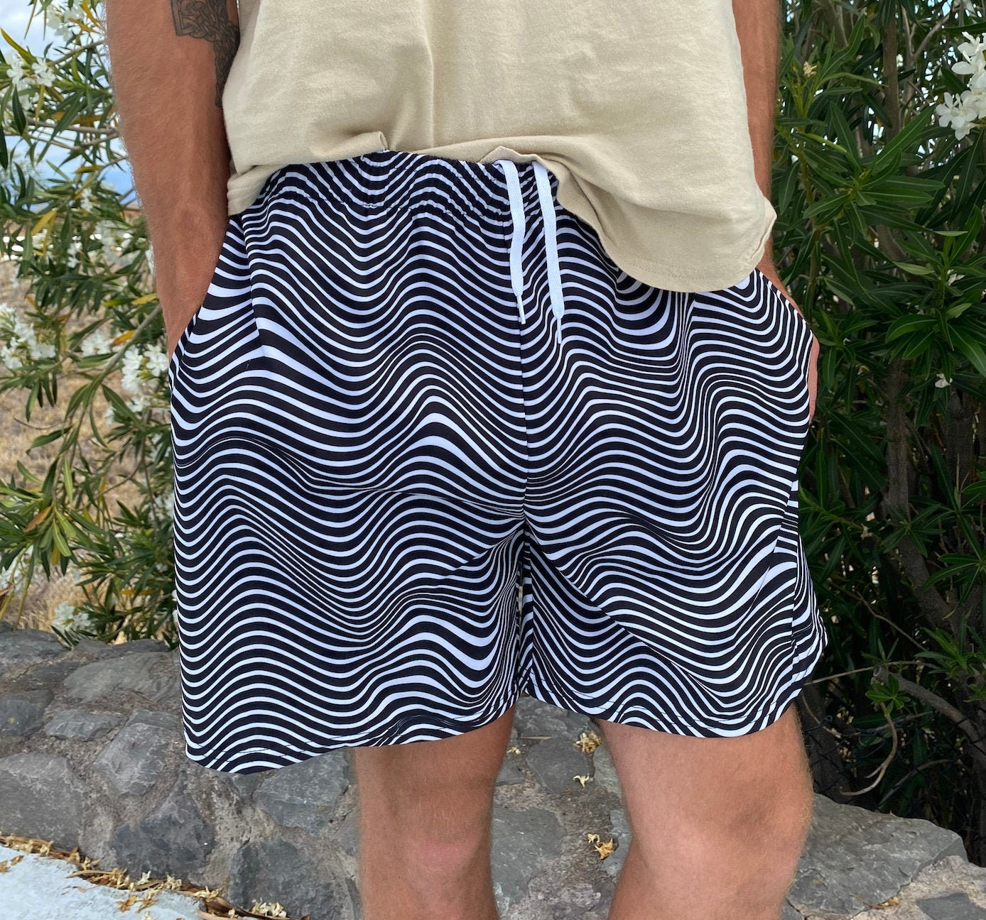 Getting Wavy • Athletic Shorts