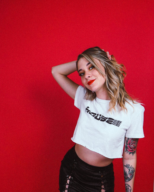 House music crop top